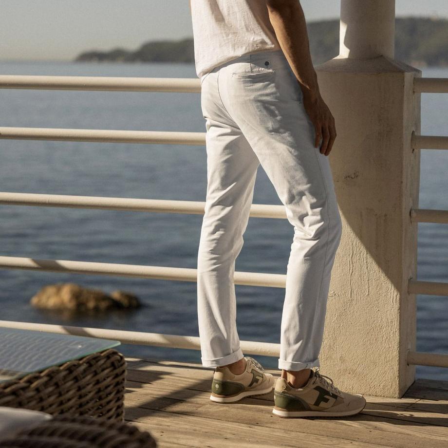 Faguo Pantalon Chino Tapered Fit  