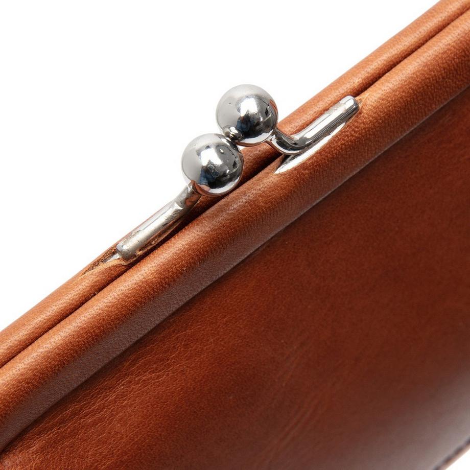 Chesterfield Nera Porte-monnaie en cuir cognac  