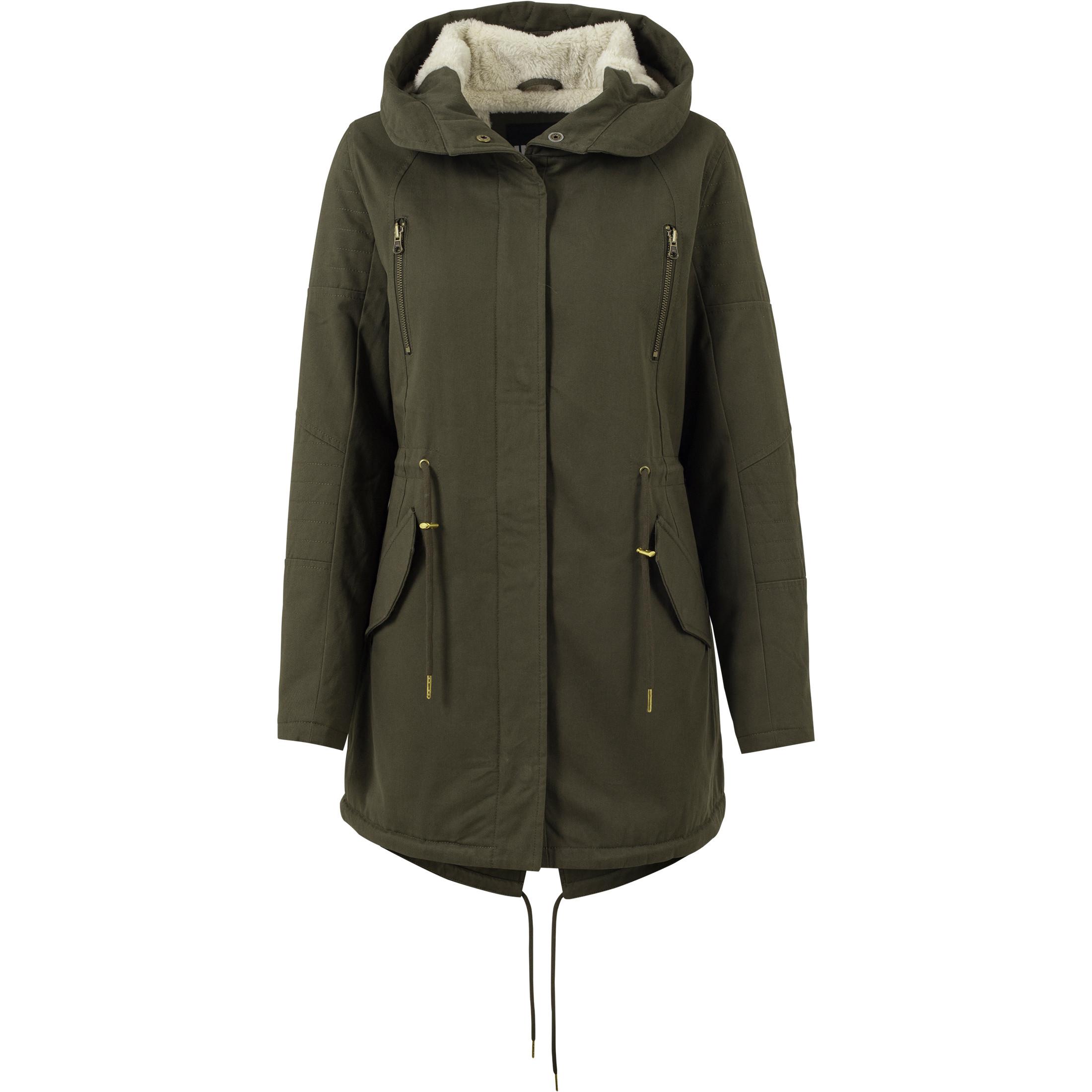 Image of Urban Classic Damenparka Mit Herpa-futter Aus Baumwolle Damen XS