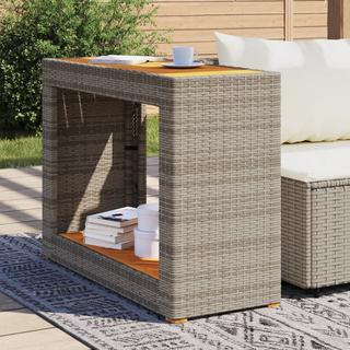 VidaXL Garten beistelltisch poly-rattan  