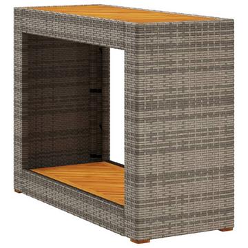 Garten beistelltisch poly-rattan