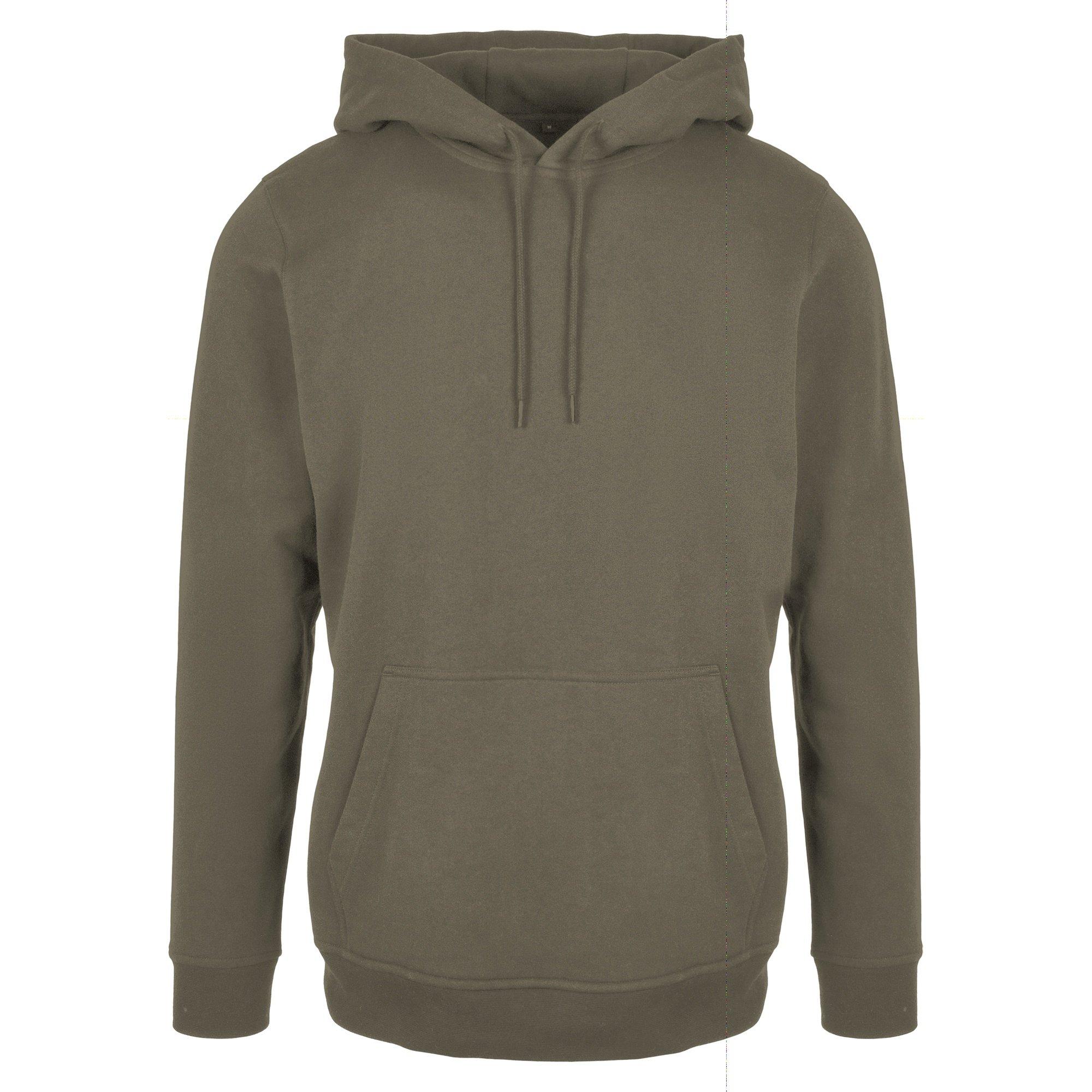 Image of Basic Kapuzenpullover Herren Olivegrün XS