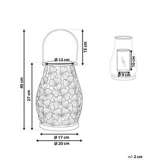 Beliani  Lanterna en Metallo Retrò SOMERSET 