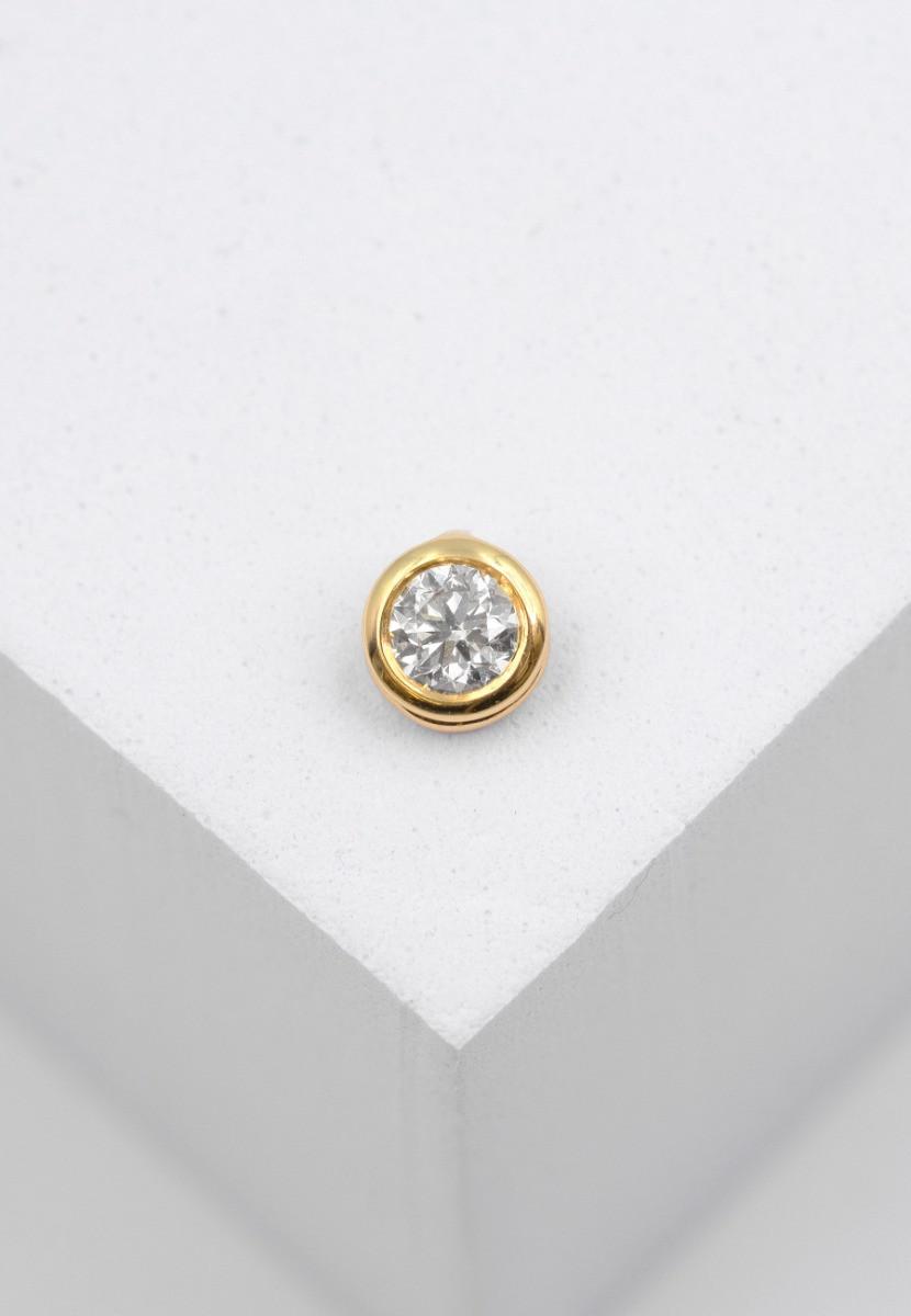 MUAU Schmuck  Anhänger Diamant 0.20ct. Gelbgold 750 