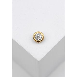 MUAU Schmuck  Anhänger Diamant 0.20ct. Gelbgold 750 