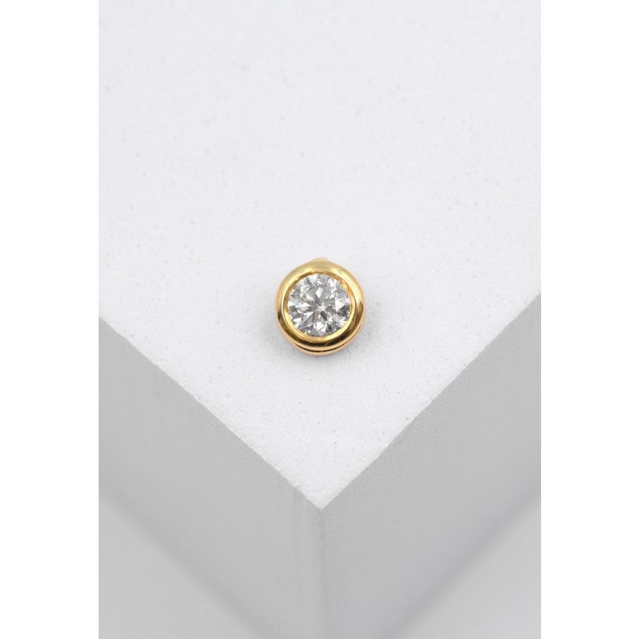 MUAU Schmuck  Anhänger Diamant 0.20ct. Gelbgold 750 