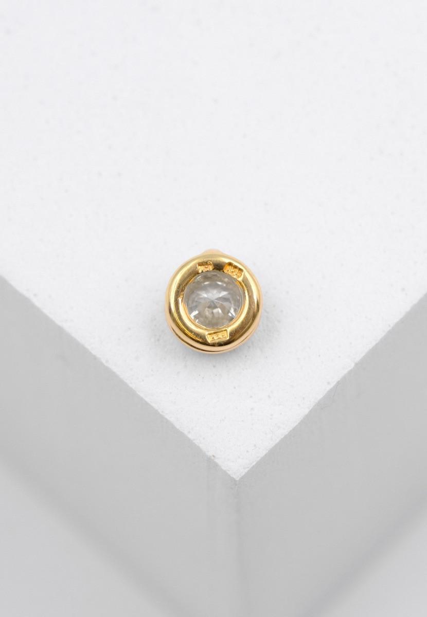 MUAU Schmuck  Anhänger Diamant 0.20ct. Gelbgold 750 