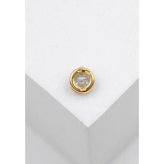 MUAU Schmuck  Anhänger Diamant 0.20ct. Gelbgold 750 