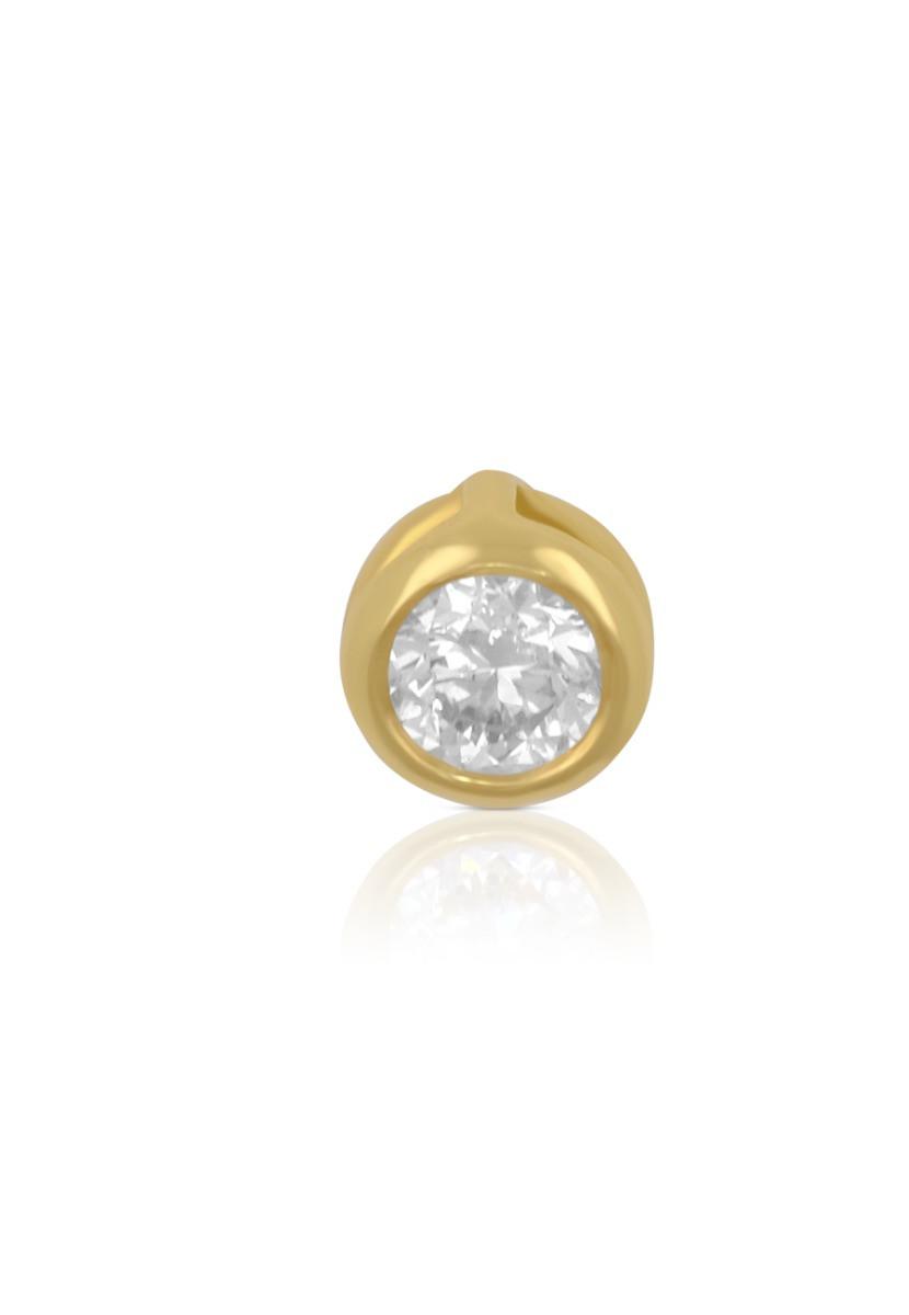 MUAU Schmuck  Anhänger Diamant 0.20ct. Gelbgold 750 