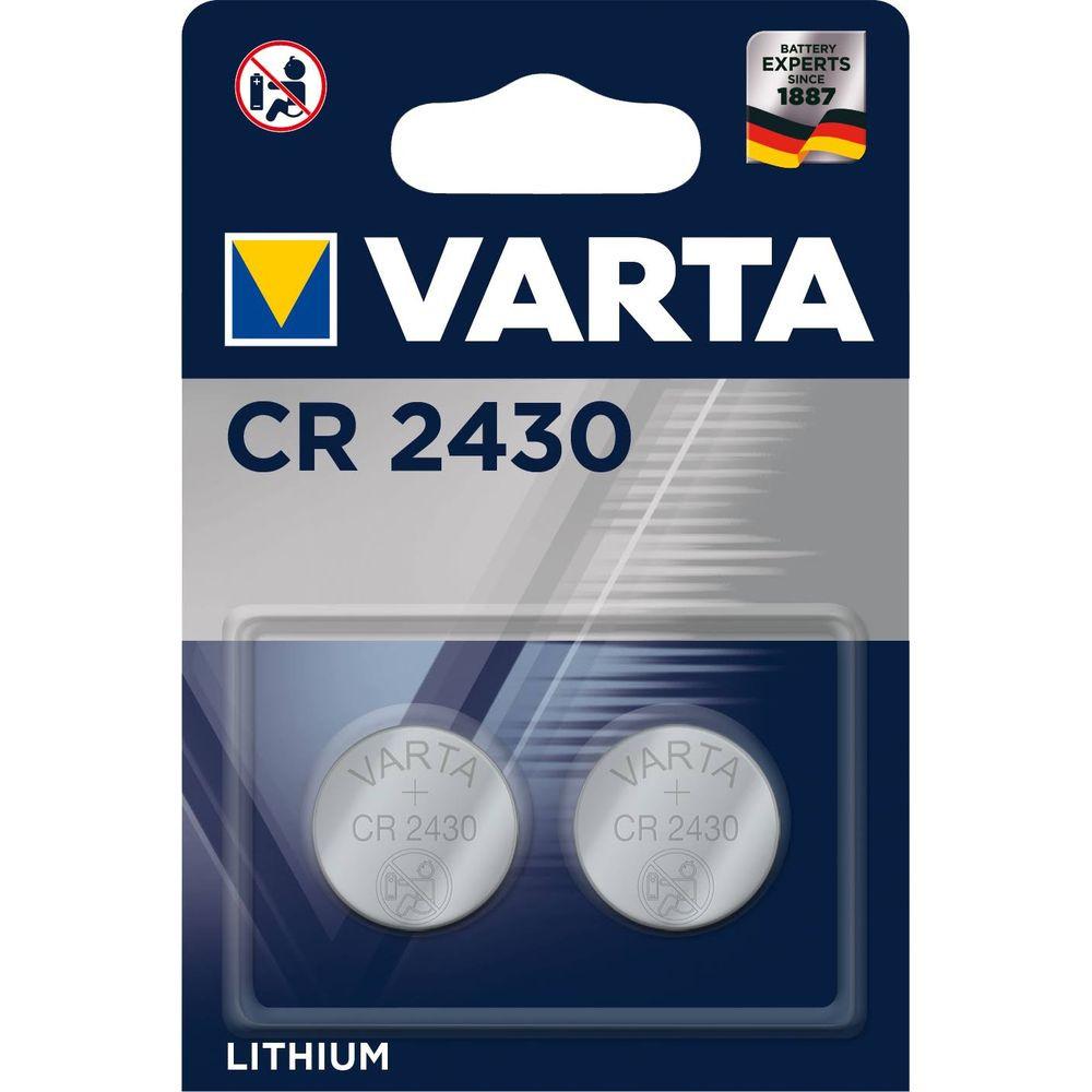 VARTA  Knopfzellen CR 2430, 2Stk. 