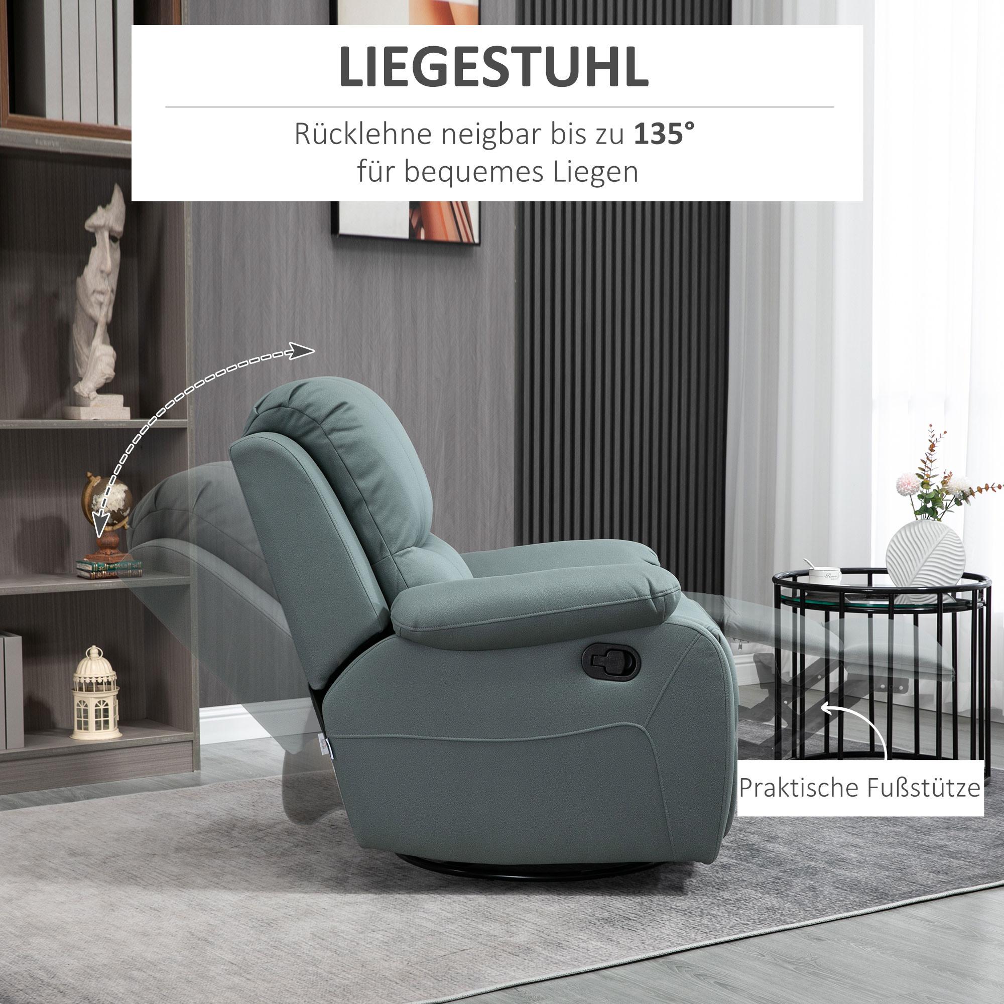 HOMCOM Fauteuil de relaxation  