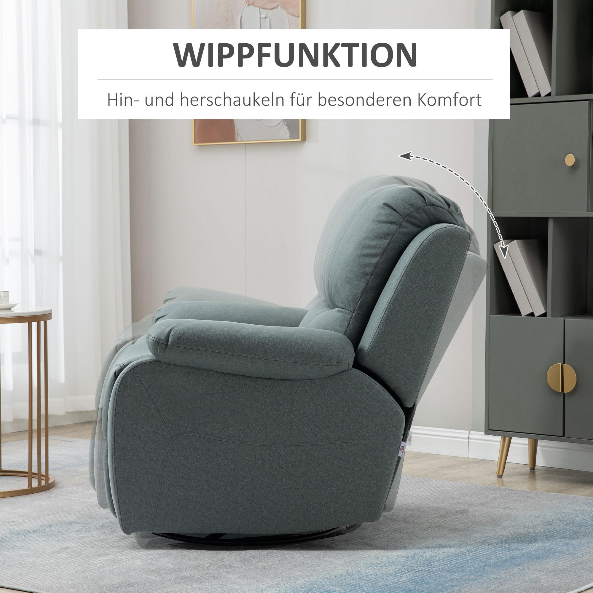 HOMCOM Fauteuil de relaxation  