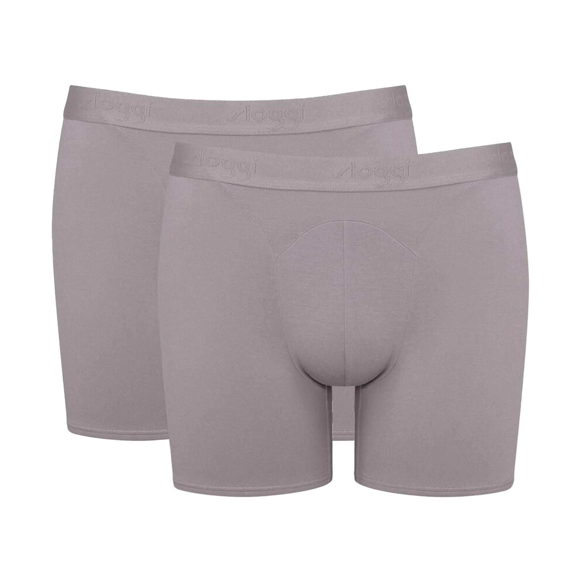 Image of Boxershort 2er Pack Figurbetont-ever Soft Short Herren Grau XXL