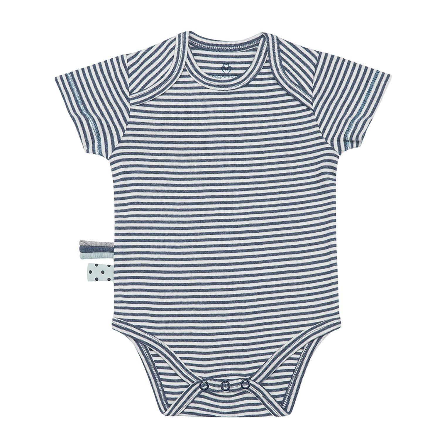Image of Kurzarm-body Unisex Indigo 0-3M