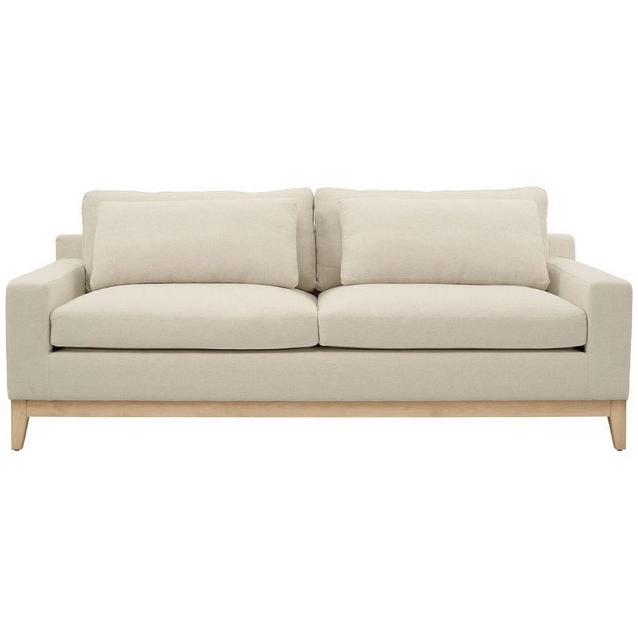 Canapé Leonore lin mélangé ecru 220