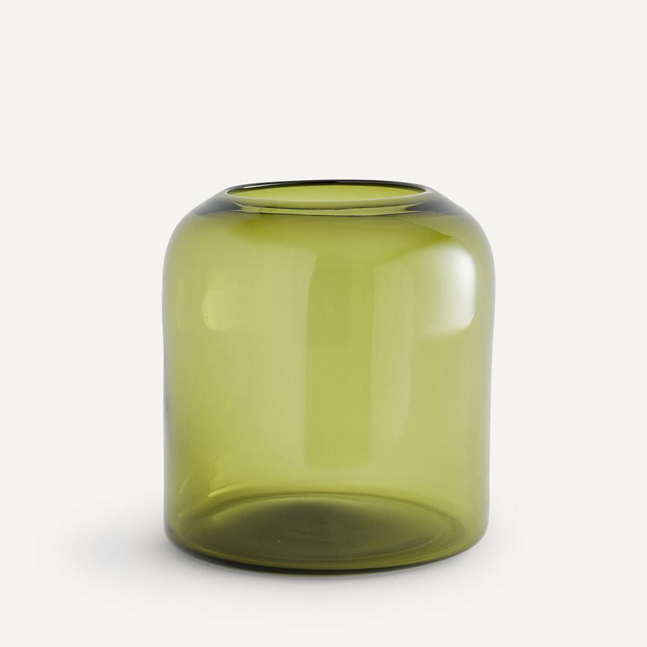 AM.PM Vase en verre teinté soufflé à la bouche  