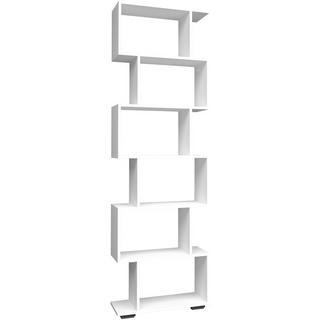 VCM Holz Raumteiler Stand Regal Bücherregal Deko Bücher 6 Fächer Standregal Palusa L  