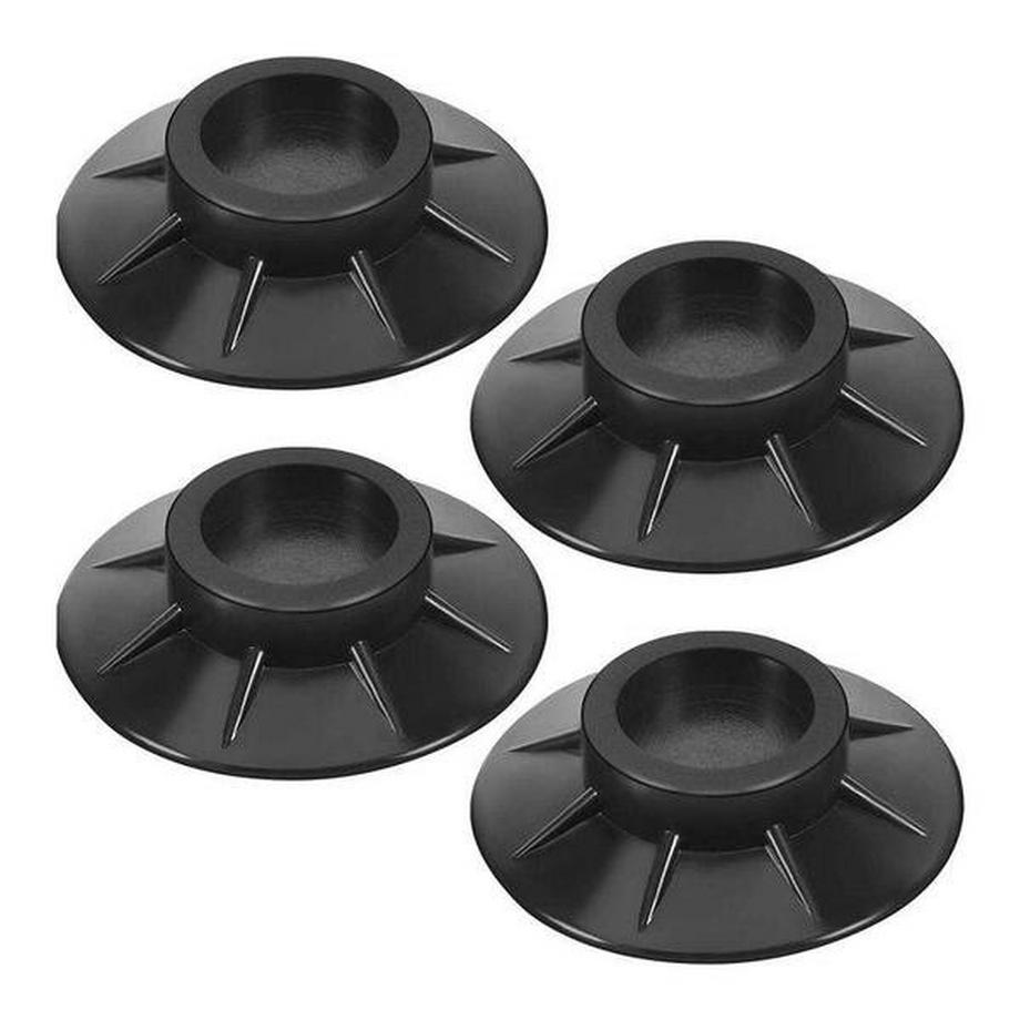 eStore 4x Amortisseurs de vibrations - Pieds en caoutchouc pour lave-linge  