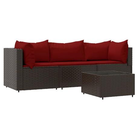 VidaXL Garten lounge set poly-rattan  