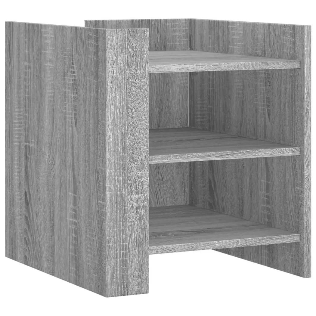 VidaXL - comodino Legno multistrato, One Size, Grigio