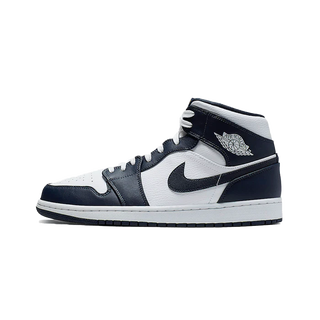 NIKE  Air Jordan 1 Mid  Metallic  Obsidian 