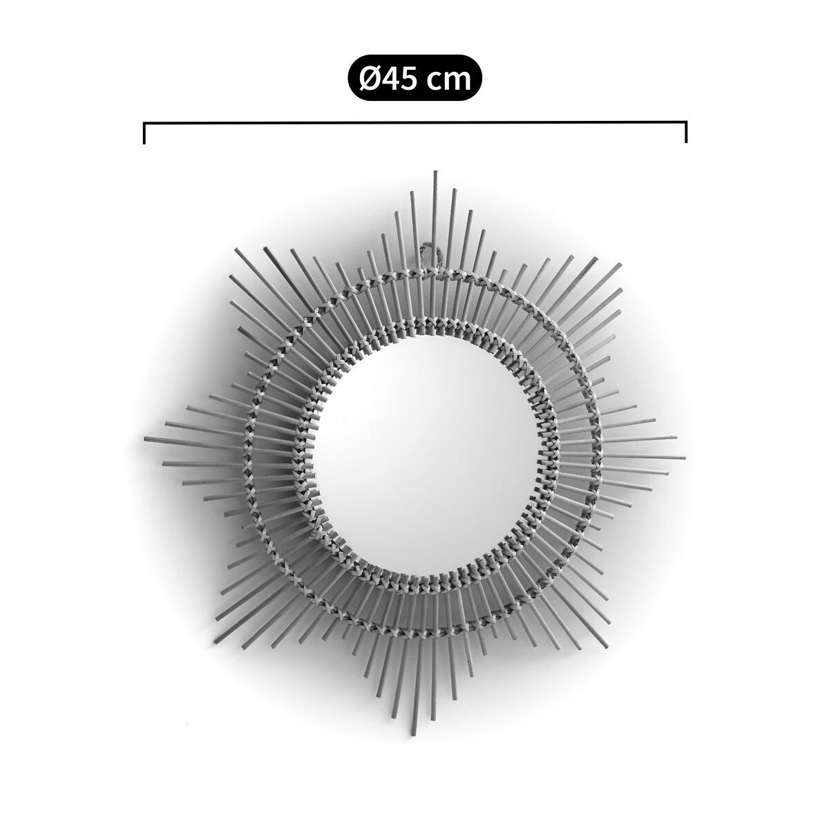 La Redoute Intérieurs Miroir bombé en bambou forme soleil ø45 Nogu  