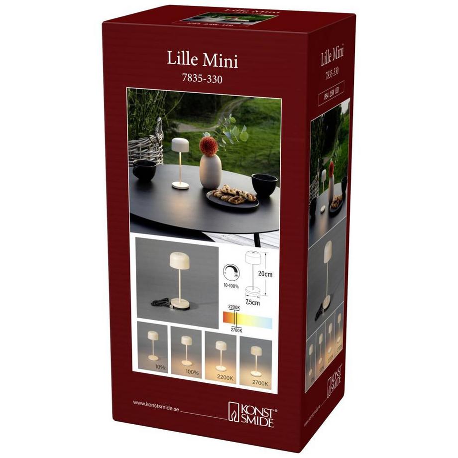 Konstsmide Lampe de table LED mini USB de Lille sable  