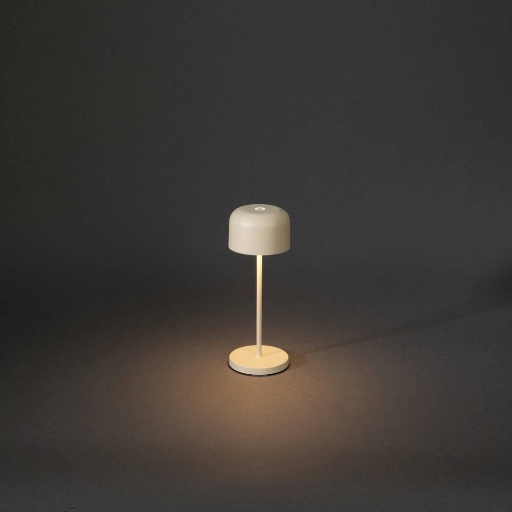 Konstsmide Lille Akku-Tischlampe 2.2 W Warmweiß Sand  