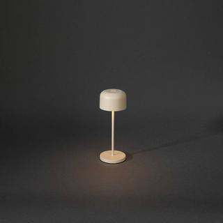 Konstsmide Lille Akku-Tischlampe 2.2 W Warmweiß Sand  