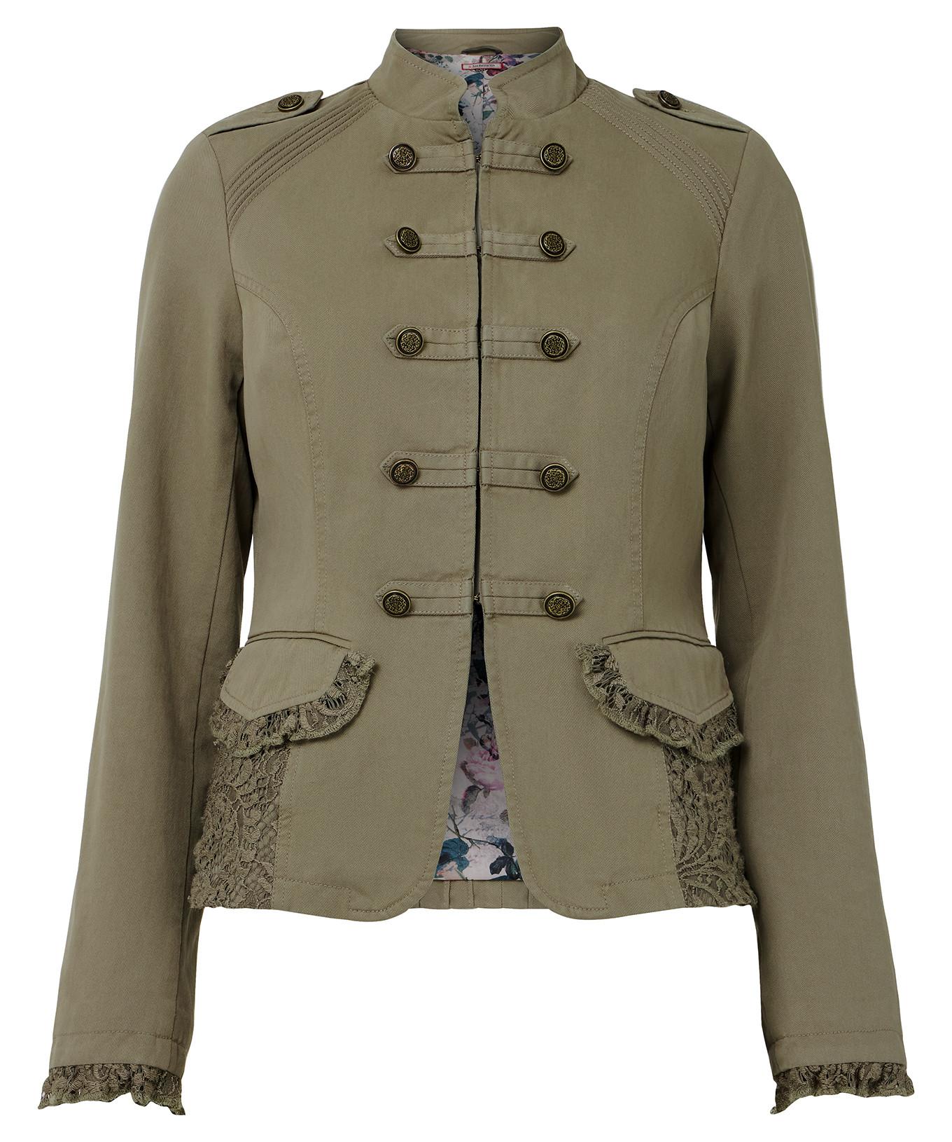 Joe Browns Giacca Militare con Bordo in Pizzo  