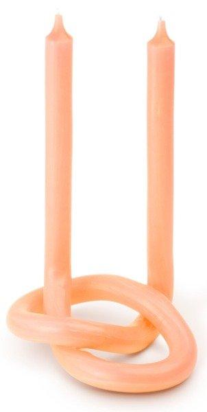 Image of Knot Candles Knot Kerze Orange - ONE SIZE