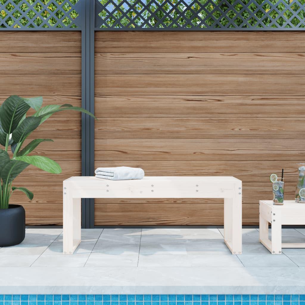 VidaXL Banc de jardin bois de pin  