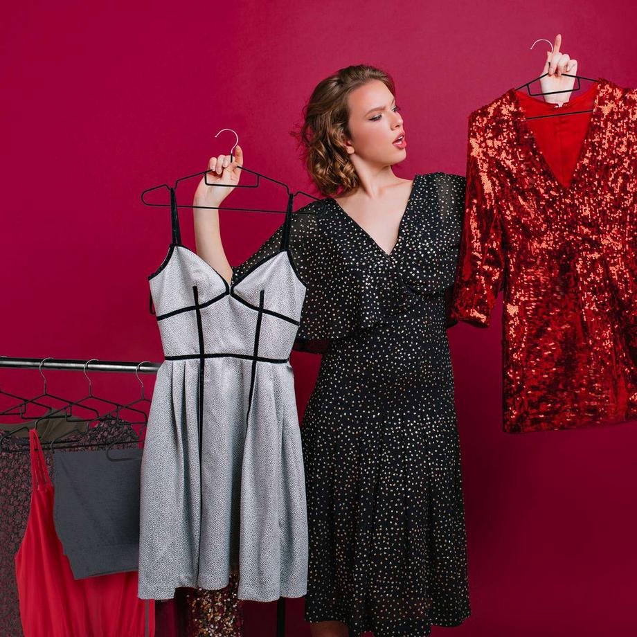 Northio Cintres en caoutchouc en paquet de 24  