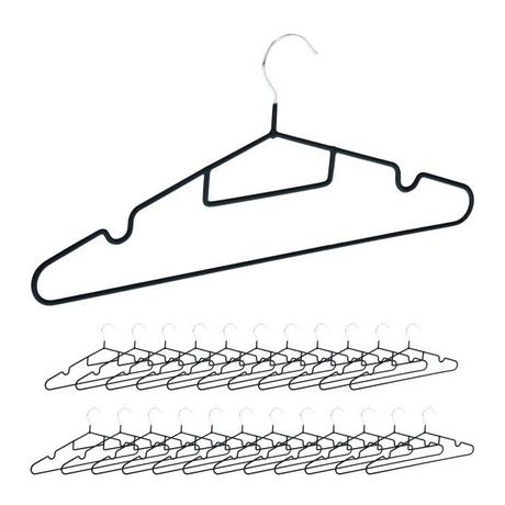 Northio Gummi-Kleiderbügel im 24er-Pack  