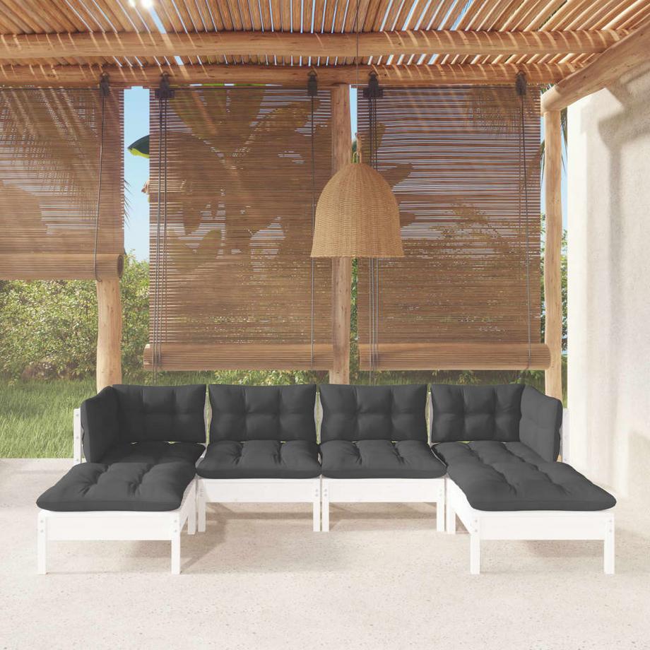 VidaXL set salotto da giardino Legno di pino  