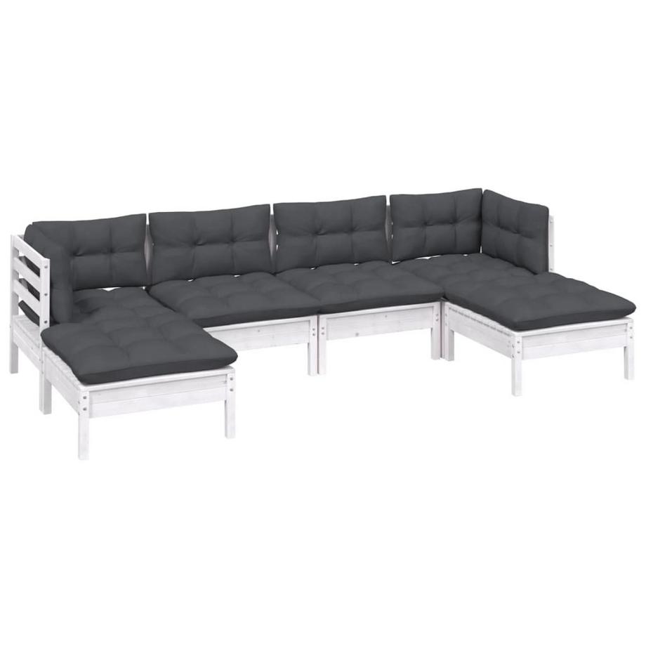 VidaXL set salotto da giardino Legno di pino  