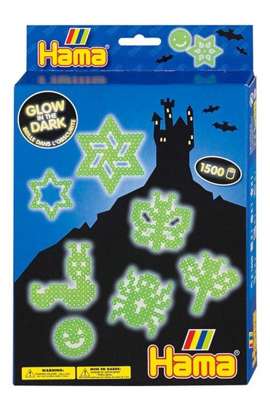 Image of HAMA Bügelperlen Set Midi Nachtleucht Gelb Pastel