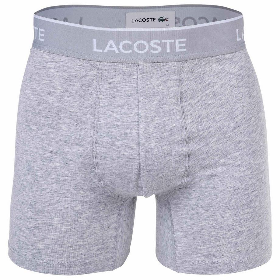 LACOSTE Lot de 3 Boxers Stretch  