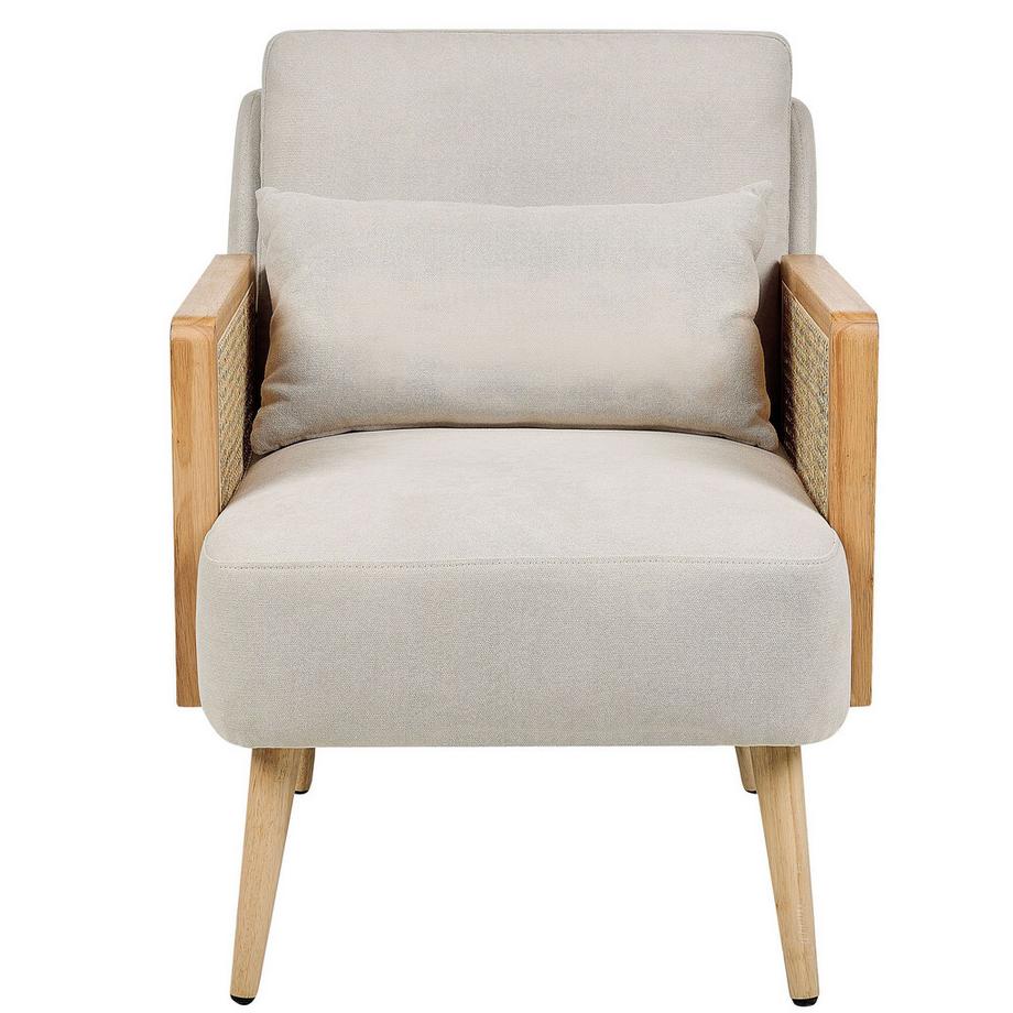 Beliani Fauteuil en Tissu Traditionnel ORUM  