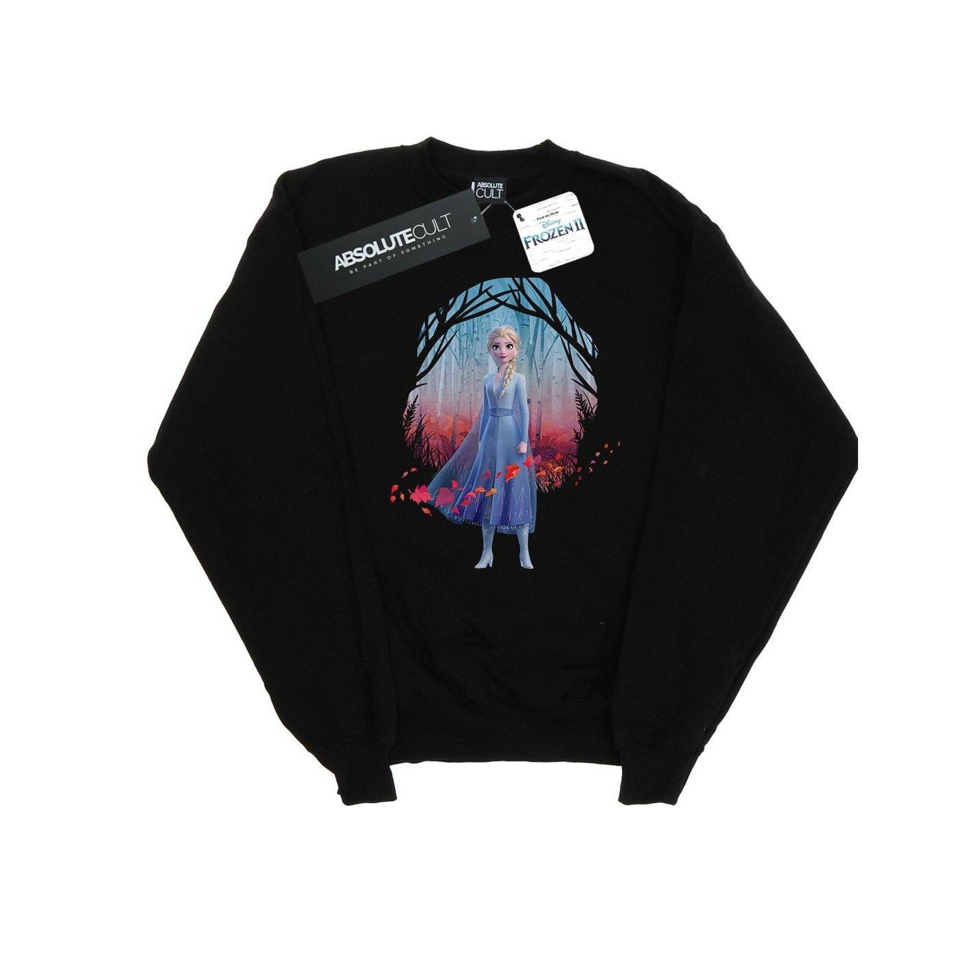 Image of Frozen 2 Elsa Find The Way Sweatshirt Unisex Schwarz 128