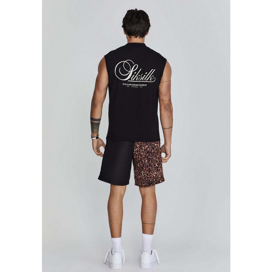 Sik Silk Animal Print Shorts  