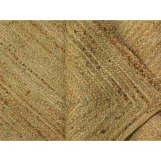 Vente-unique  Tapis rectangle 100% jute tressé  - 160 x 230 cm - Naturel - JAYA 