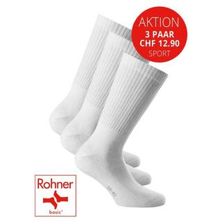 Rohner Basic Sportsocken 3er-Pack  