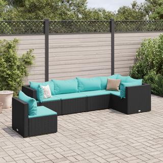 VidaXL set salotto da giardino Polirattan  