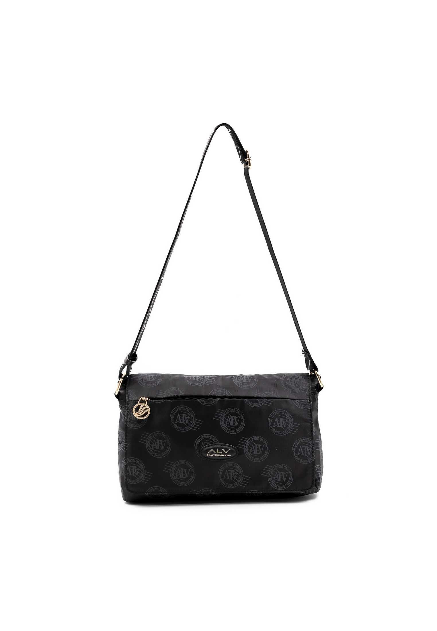 Image of Shoulder Bag With Flap Collection Magic Alv By Alviero Martini Handtasche Damen Schwarz ONE SIZE