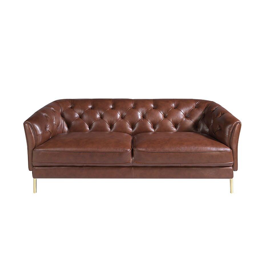 ANGEL CERDA 2-Sitzer-Sofa aus em Leder  