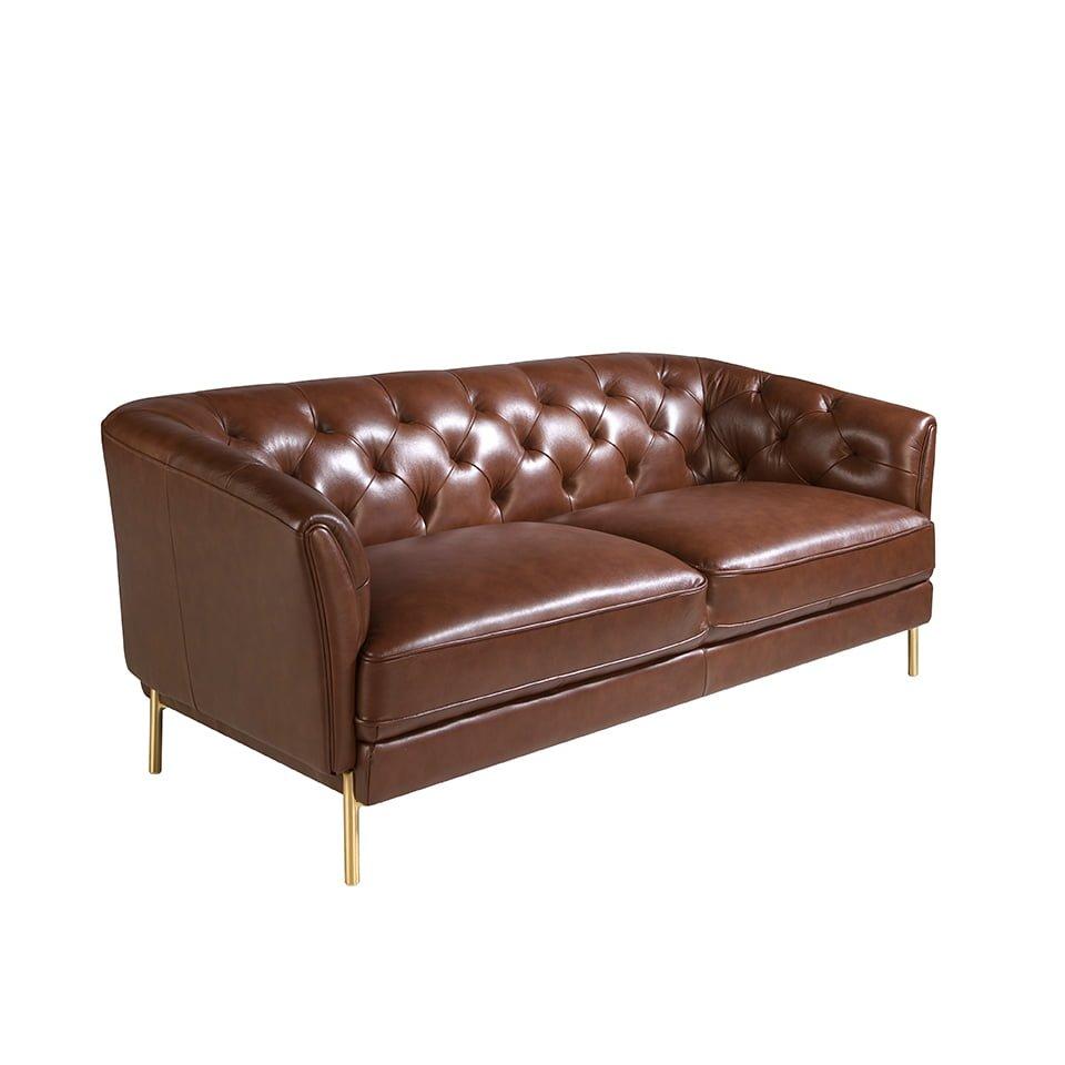 ANGEL CERDA 2-Sitzer-Sofa aus em Leder  