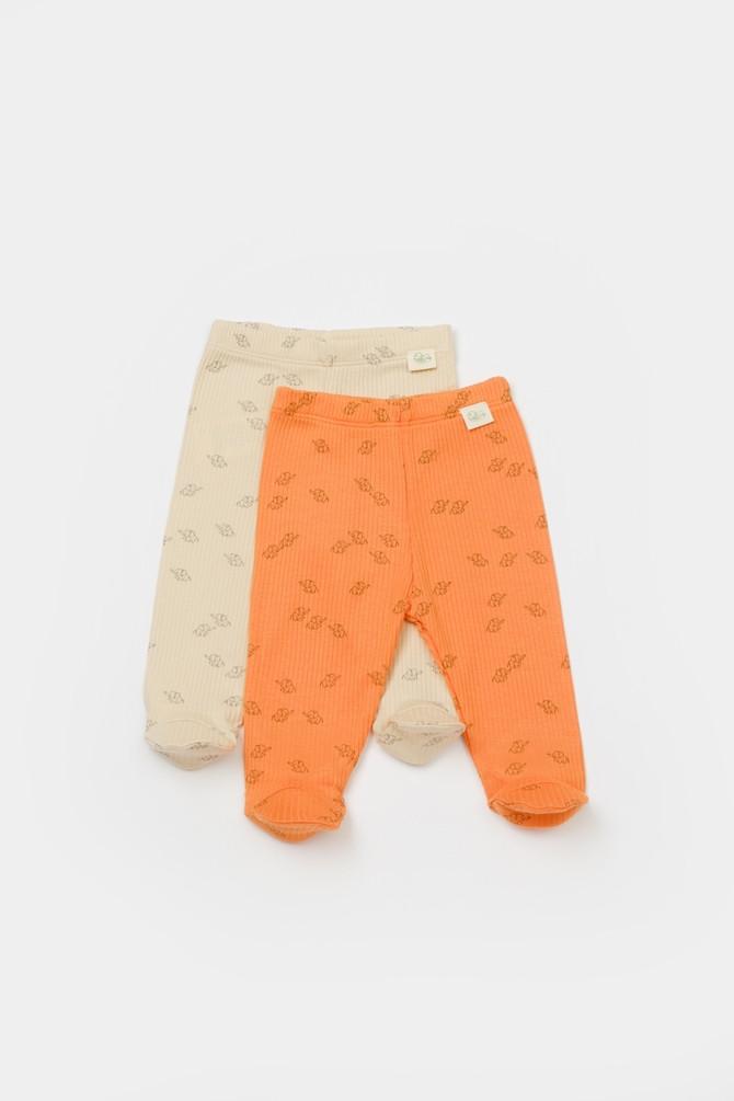 BabyCosy Organic  Strickhose mit Fuß, 2 Pack 