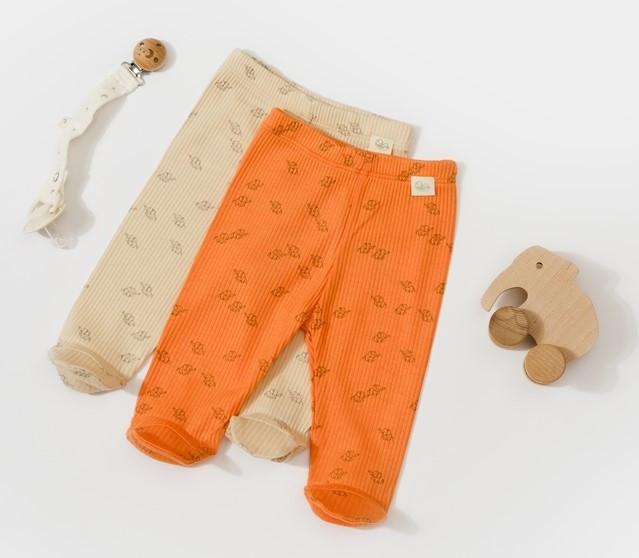 BabyCosy Organic  Strickhose mit Fuß, 2 Pack 