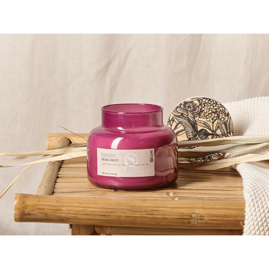 Beliani Candela Profumata en Cera di Soia DELIGHT BLISS  